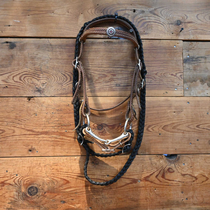 Pony O-Ring Snaffle Bit Bridle Rig