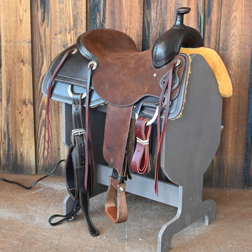 16.5" JEFF SMITH BUSTER WELCH RANCH CUTTER SADDLE Saddles - New Jeff Smith