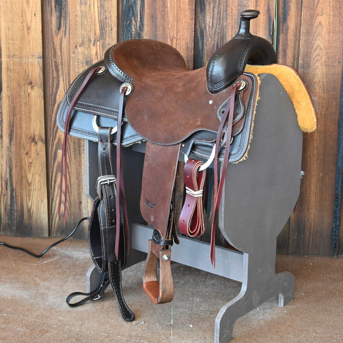 16.5" JEFF SMITH BUSTER WELCH RANCH CUTTER SADDLE Saddles - New Jeff Smith