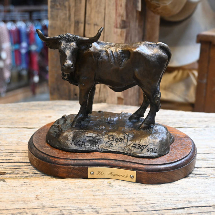 Bronze Sculpture by Gilbert Beall "The Maverick" Collectibles Gilbert Beall