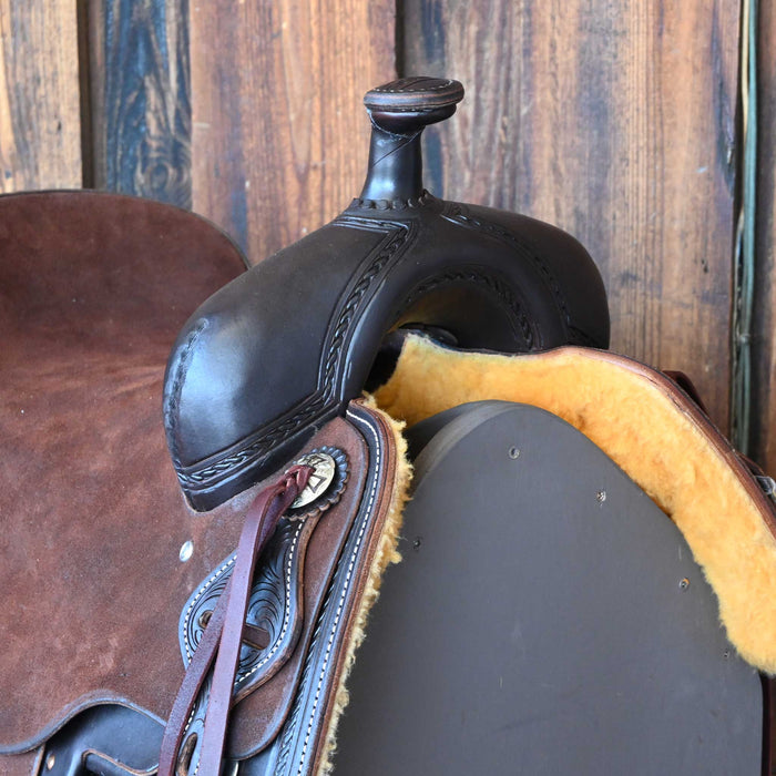 16.5" JEFF SMITH BUSTER WELCH RANCH CUTTER SADDLE Saddles - New Jeff Smith