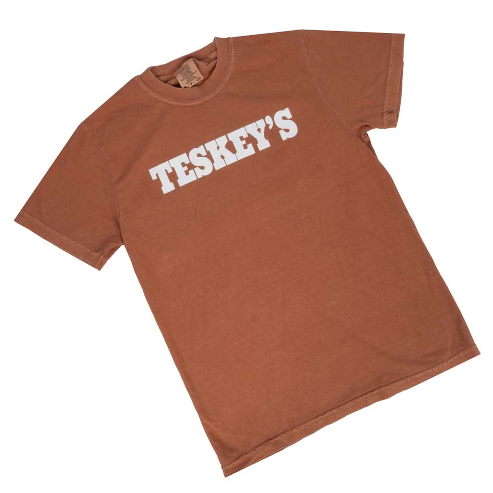 Teskey's Plain Logo Tee - Yam TESKEY'S GEAR - SS T-Shirts Teskey's