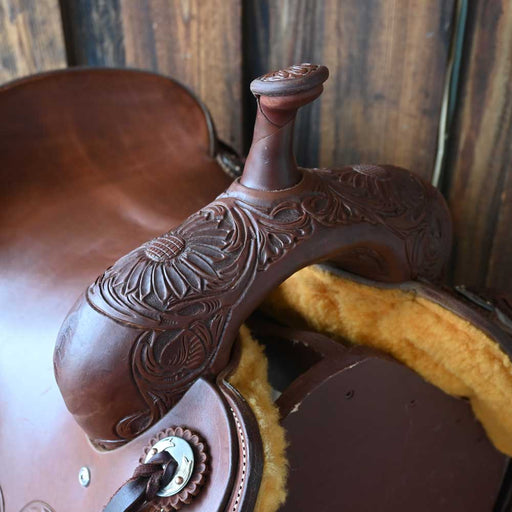 16.5" DEMO JEFF SMITH BEAU GALYEAN CUTTING SADDLE Saddles - Used Jeff Smith