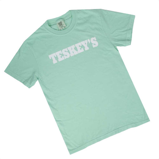 Teskey's Plain Logo Tee - Chalky Mint TESKEY'S GEAR - SS T-Shirts Teskey's