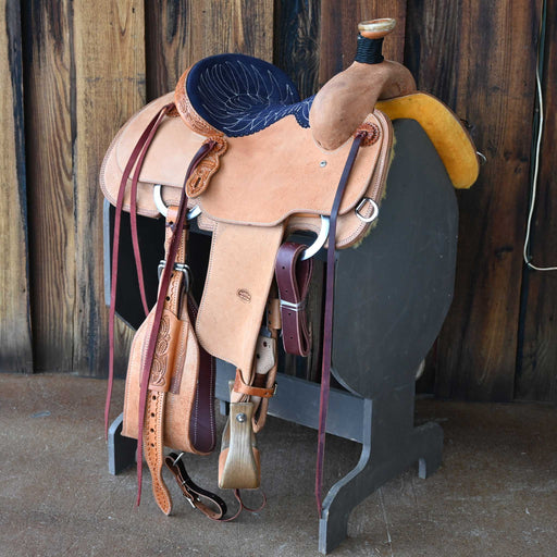 13" TESKEY'S TEAM ROPING SADDLE Saddles - New Teskey's Saddlery