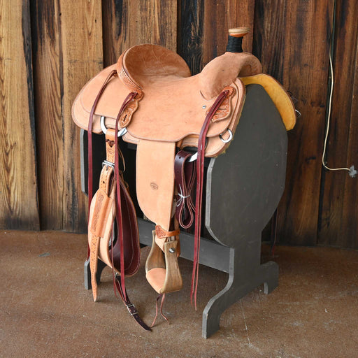 14" TESKEY'S TEAM ROPING SADDLE Saddles - New Teskey's Saddlery