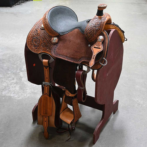 12.5" TESKEY'S YOUTH TEAM ROPING SADDLE Saddles - New Teskey's Saddlery