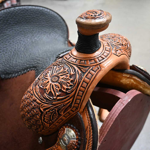 12.5" TESKEY'S YOUTH TEAM ROPING SADDLE Saddles - New Teskey's Saddlery