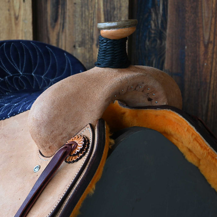 14" TESKEY'S TEAM ROPING SADDLE Saddles - New Teskey's Saddlery