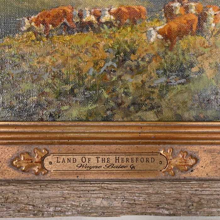 "Land of The Hereford" by Wayne Baize Collectibles Wayne Baize