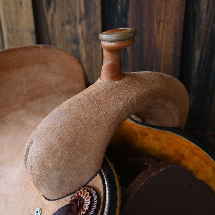 15.5" TESKEY'S PRO CUTTER RANCH CUTTER SADDLE