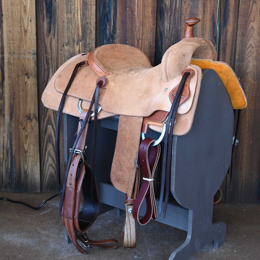 15" JEFF SMITH BEAU GALYEAN RANCH CUTTER SADDLE Saddles - New Jeff Smith