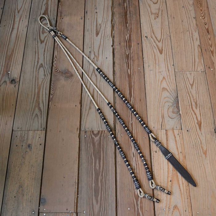 Jose Ortiz Hand Braided Rawhide Romel Reins