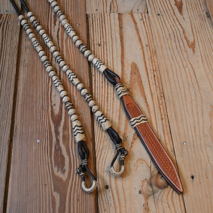 Jose Ortiz Hand Braided Leather Romel Reins