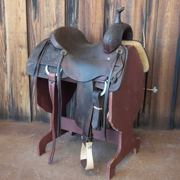 15" USED JEFF SMITH CUTTING SADDLE