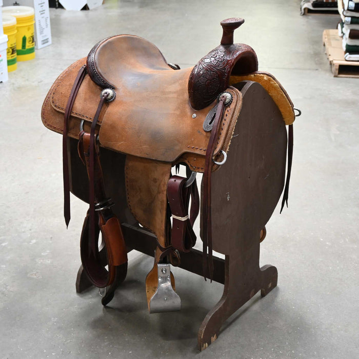 15.5" USED CACTUS RANCH SADDLE Saddles - Used CACTUS SADDLERY