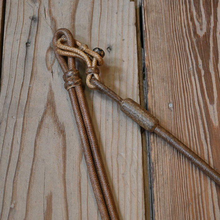 Hand Braided Rawhide Romel Reins