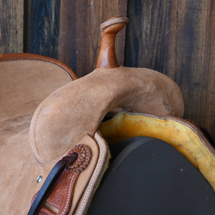 15.5" JEFF SMITH BUSTER WELCH CUTTING SADDLE