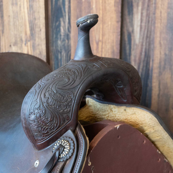 15" USED JEFF SMITH CUTTING SADDLE