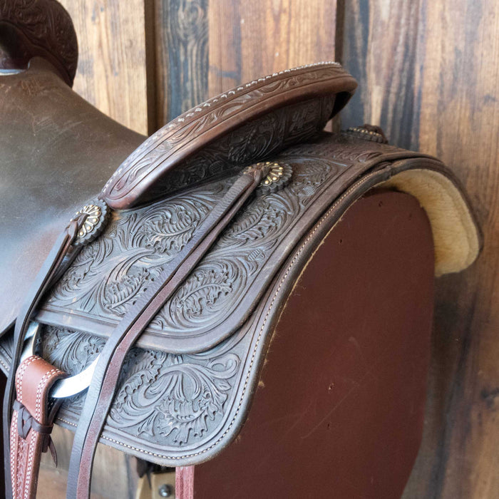 15" USED JEFF SMITH CUTTING SADDLE