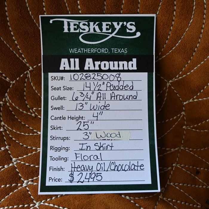 14.5" TESKEY'S ALL AROUND SADDLE
