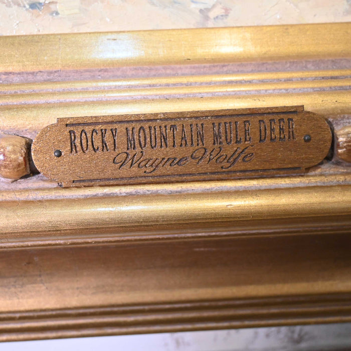 "Rocky Mountain Mule Deer" by Wayne Wolfe Collectibles Wayne Wolfe