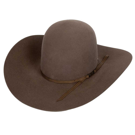 American 10X Pecan 4 1/2" Open Crown 2-Cord Felt Hat HATS - FELT HATS American Hat Co.