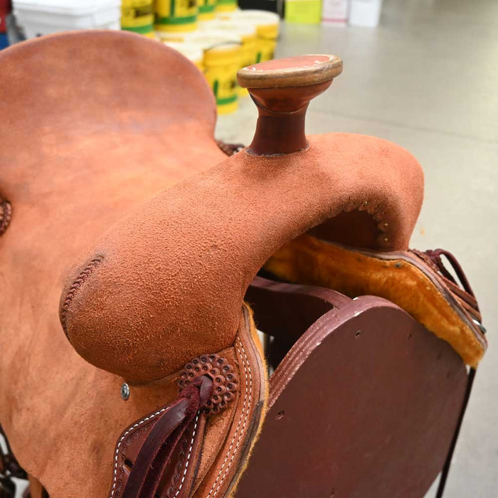 15.5" TESKEY'S STRIP DOWN RANCH SADDLE Saddles - New Teskey's Saddlery