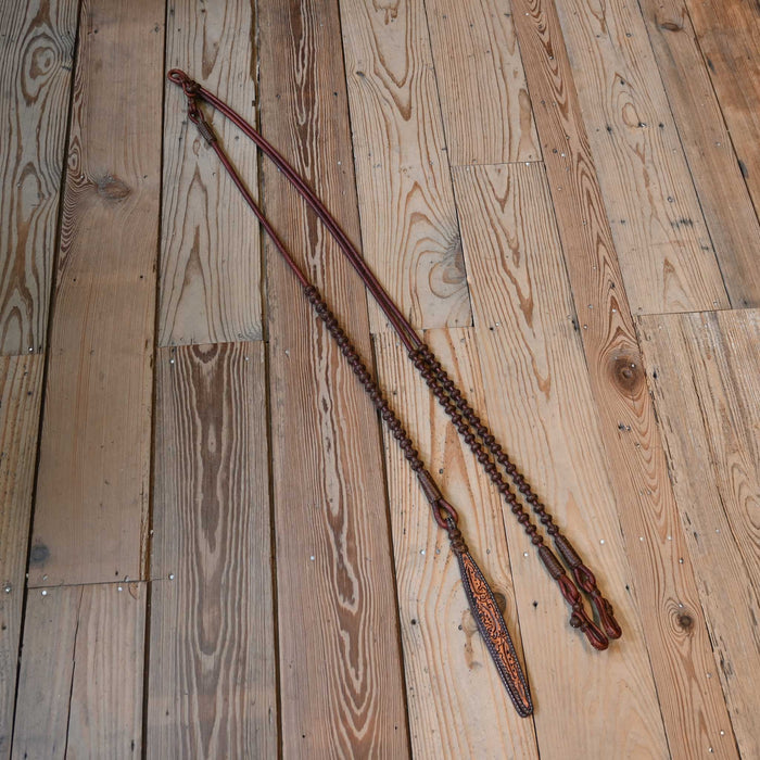 Hand Braided Rawhide Romel Reins
