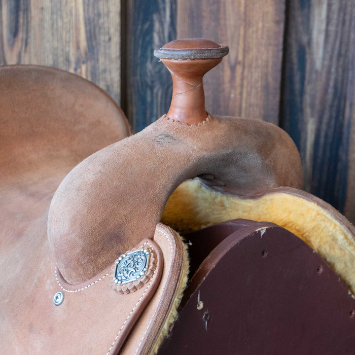 14.5" USED MARTIN TEAM ROPING SADDLE