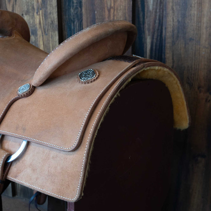 14.5" USED MARTIN TEAM ROPING SADDLE