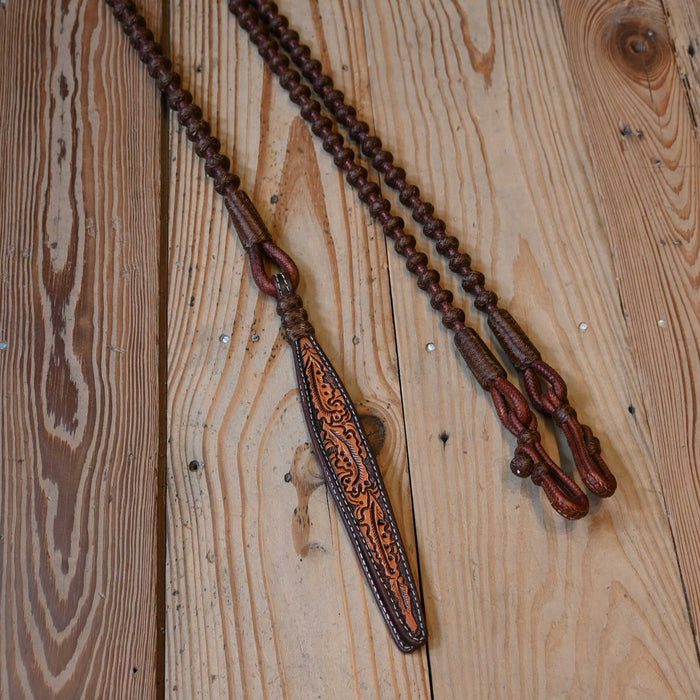Hand Braided Rawhide Romel Reins