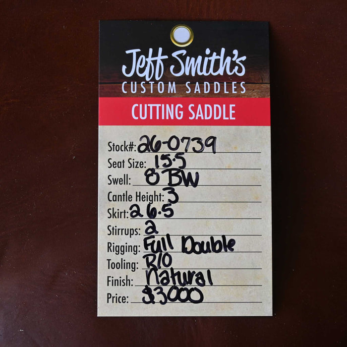 15.5" JEFF SMITH BUSTER WELCH CUTTING SADDLE