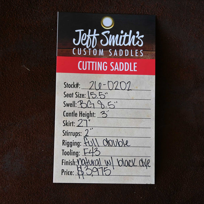 15.5" JEFF SMITH BEAU GALYEAN CUTTING SADDLE