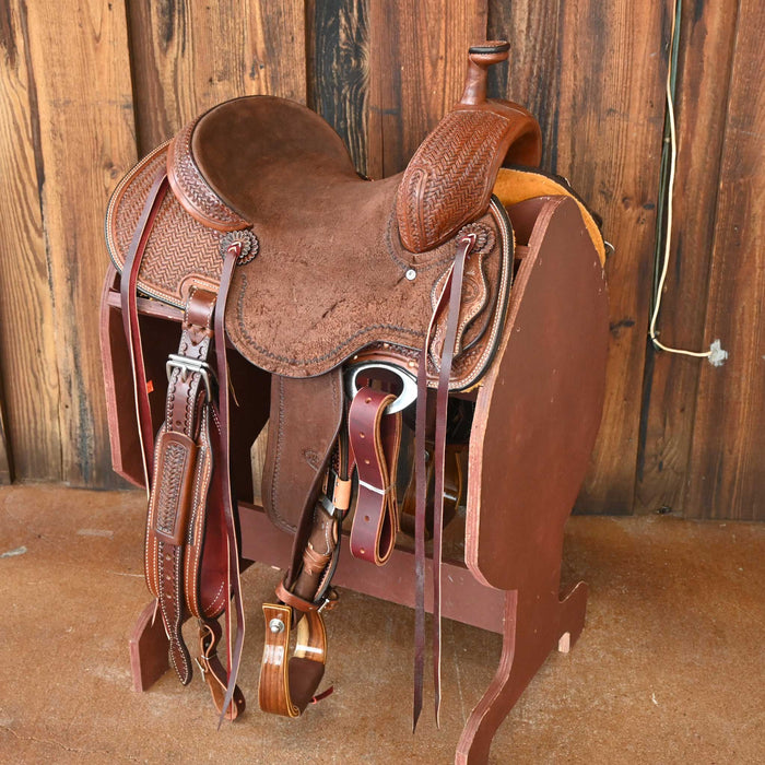 13.5" TESKEY'S PRO CUTTER RANCH CUTTER SADDLE