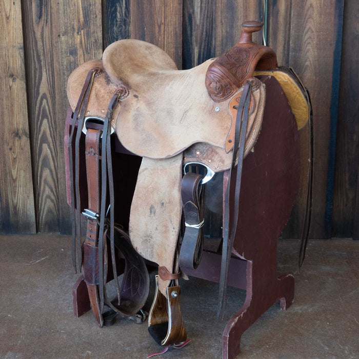 15.5" USED COWPUNCHER RANCH SADDLE