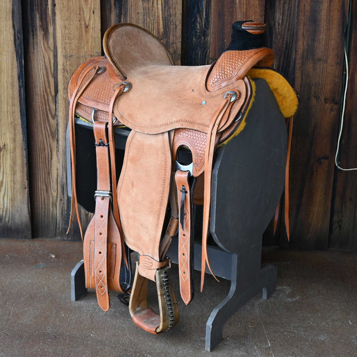 16" BRAZOS RIVER WADE SADDLE Saddles - New Brazos River Saddlery