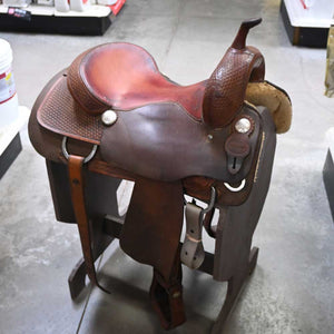 16" USED PILAND CUTTING SADDLE Saddles Piland   