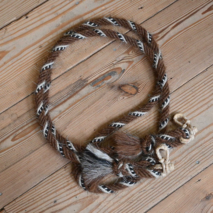 Jose Ortiz Mohair 5/8" Rope Reins w/Rawhide Rein Connectors