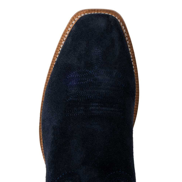 R. Watson Men's Dark Blue Roughout Cutter Toe Boot MEN - Footwear - Western Boots R Watson