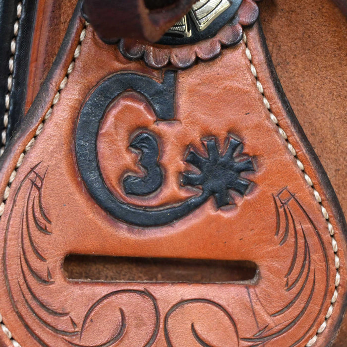 15" USED JEFF SMITH C3 BARREL SADDLE