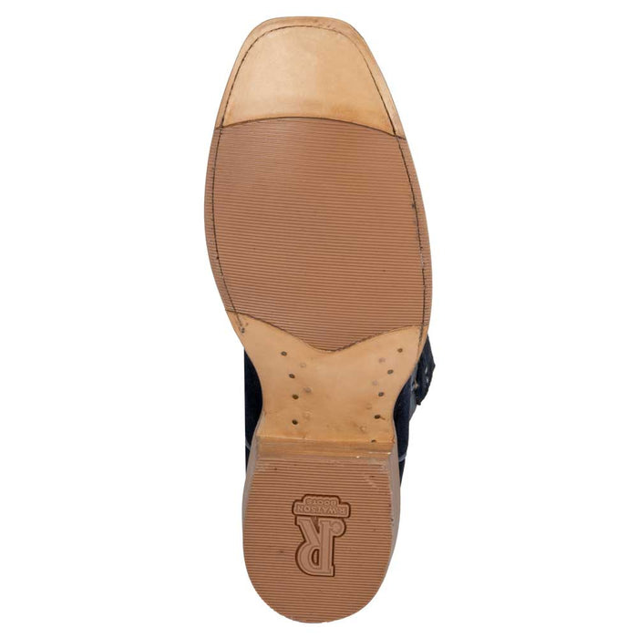 R. Watson Men's Dark Blue Roughout Cutter Toe Boot MEN - Footwear - Western Boots R Watson