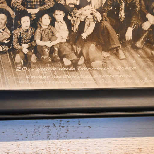 1945 Original Photograph of contestants 20th Annual World Championship Rodeo Collectibles Alexander Archer
