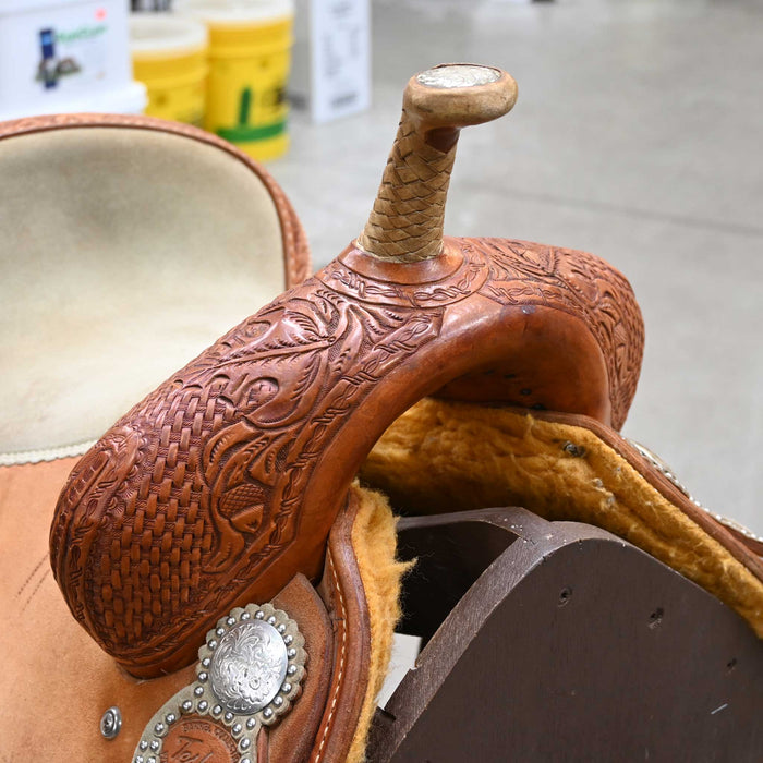 12.5" USED TESKEY'S BARREL SADDLE