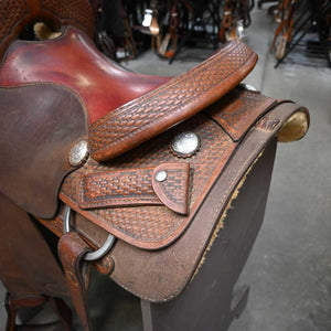 16" USED PILAND CUTTING SADDLE Saddles Piland   