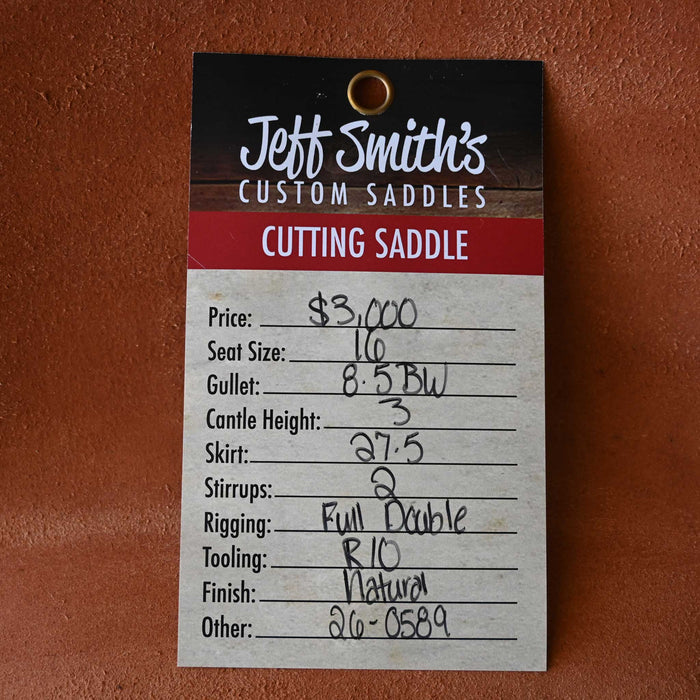 16" JEFF SMITH BUSTER WELCH RANCH CUTTER SADDLE