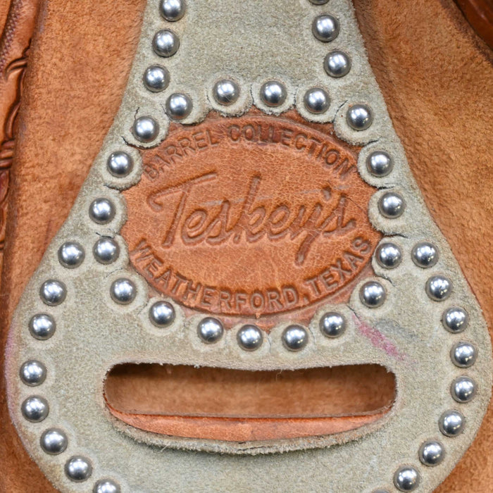 12.5" USED TESKEY'S BARREL SADDLE