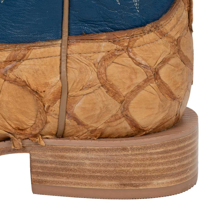R. Watson Men's Saddle Matte Pirarucu Boot MEN - Footwear - Exotic Western Boots R Watson