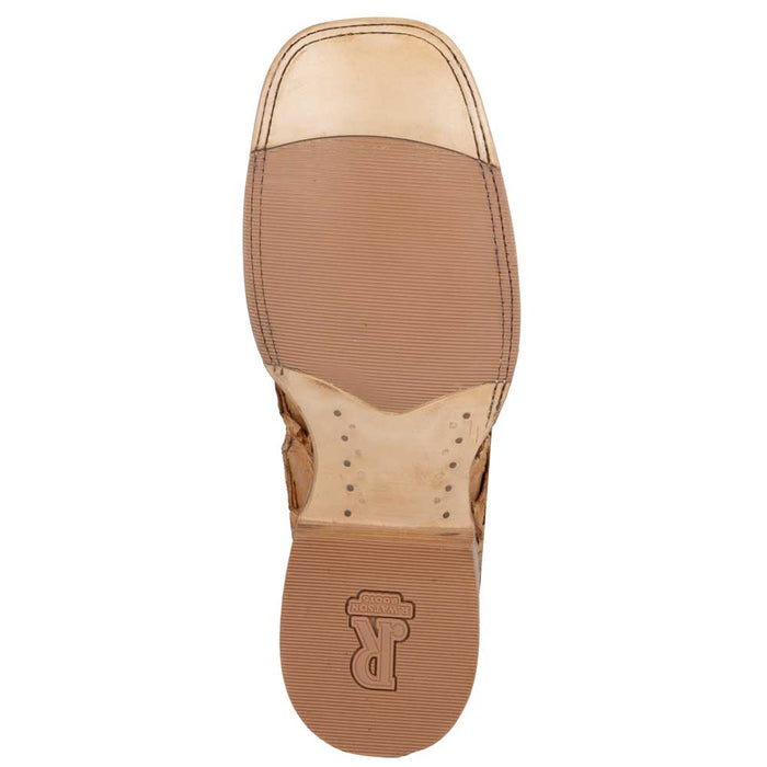 R. Watson Men's Saddle Matte Pirarucu Boot MEN - Footwear - Exotic Western Boots R Watson