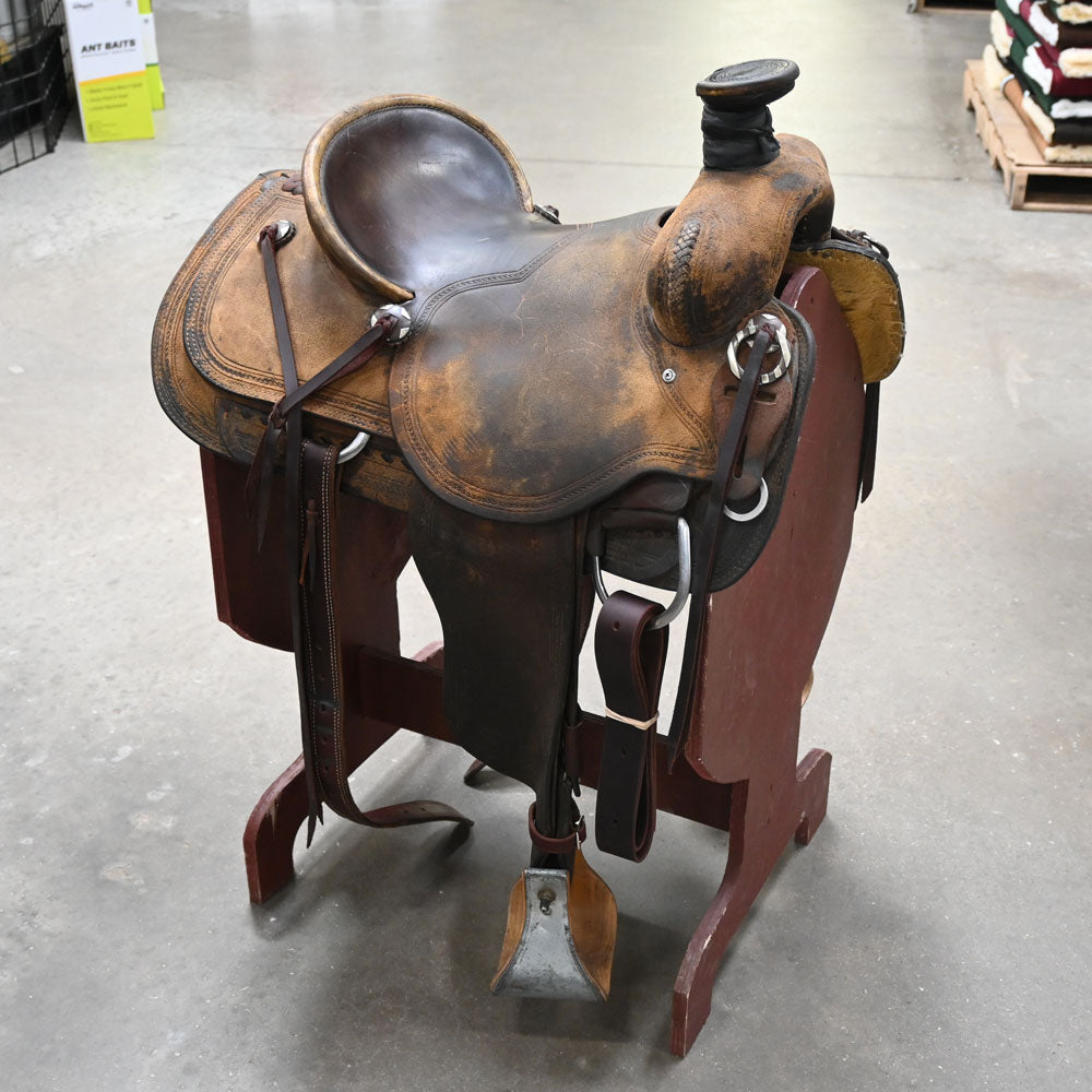 15" USED TESKEY'S RANCH SADDLE